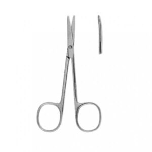 Dissecting scissors curved